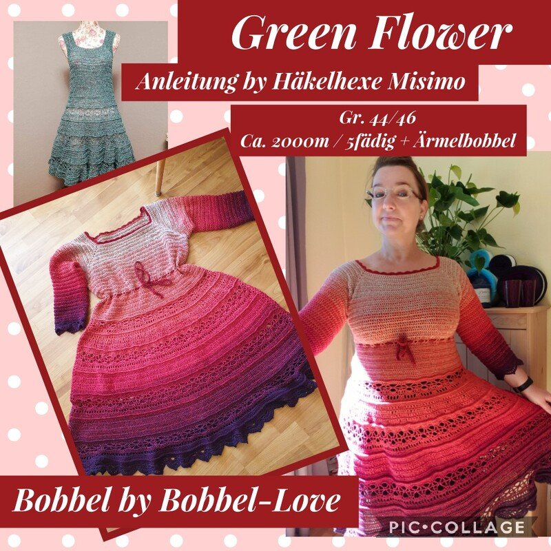 Kleid *Green Flower*