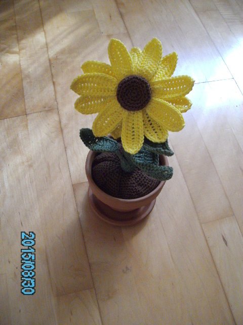 Crochet pattern Sunflower