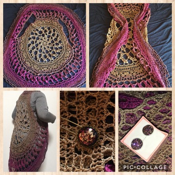 Ich hab einen Mustersatz weg gelassen, es wäre sonst zu lang geworden! Habe mit NS 4,5 einen 4faden Bobbel verhäkelt.