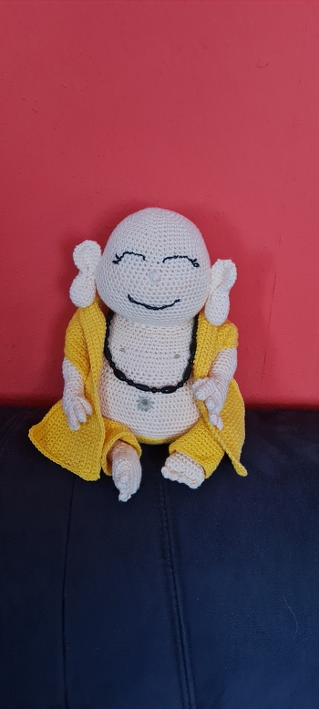 Ist ein ideales Weihnachtsgeschenk für meine buddhistischen Freunde die auch auf Kuscheltiere und Figuren stehen. Tolle Anleitung. Sehr freundliche Verkäuferin.