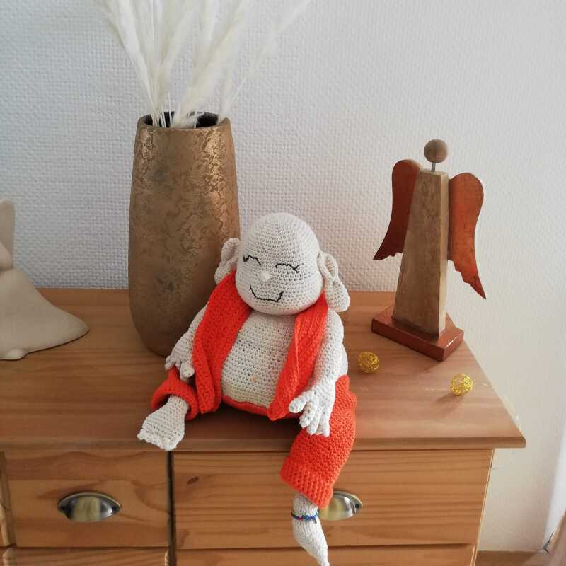 Amigurumi Laughing Buddha PDF Crochet Pattern
