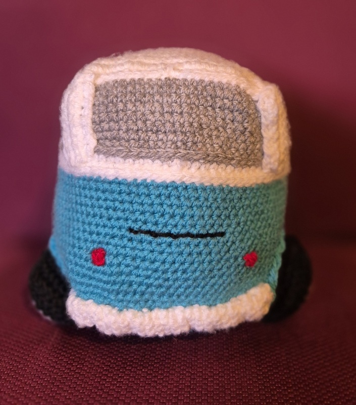 Amigurumi Classic Camper Van Bus PDF Crochet Pattern