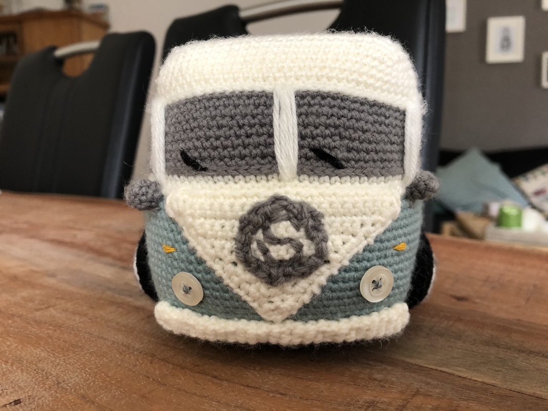 Amigurumi Classic Camper Van Bus PDF Crochet Pattern