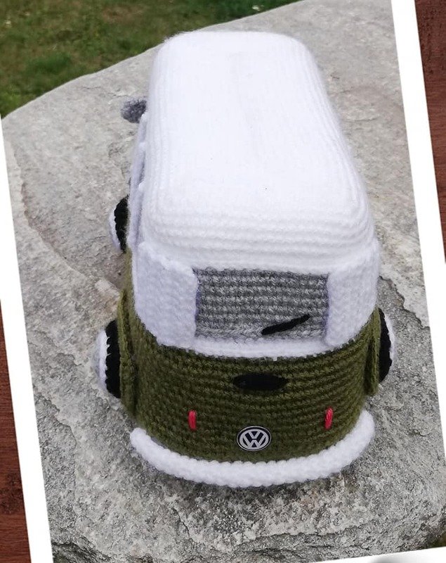 Amigurumi Classic Camper Van Bus PDF Crochet Pattern