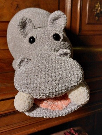 Mit Chenille Garn wird ER schön groß