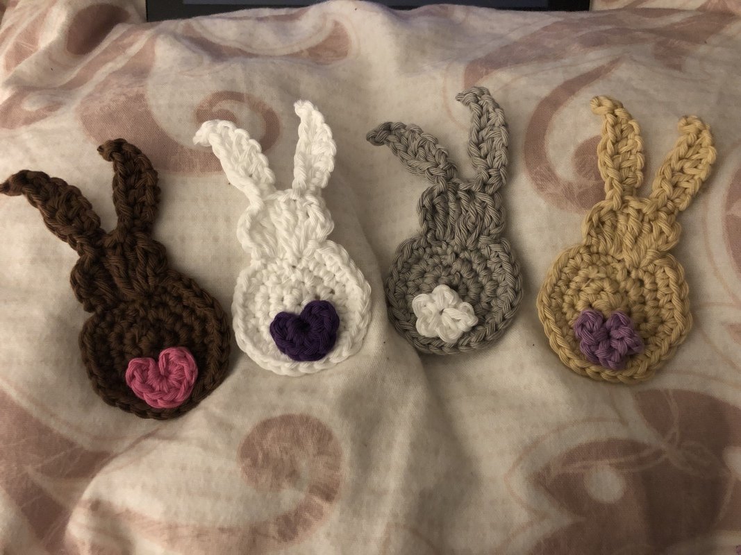 Cute Bunnies for Easter Decoration - Crochet Pattern