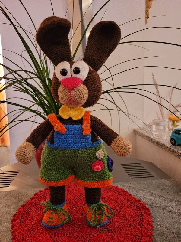 Häkelanleitung Hase "Willi-Witzig"