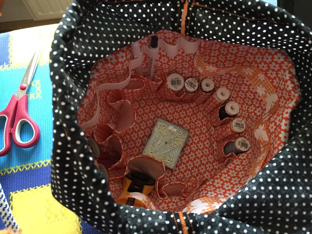 Nähanleitung Nähkorb Utensilo für DIY Material