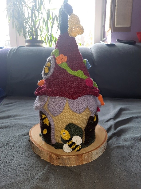 Crochet Pattern Fairyhouse, the Amigurumi Fairy House, by jennysideenreich