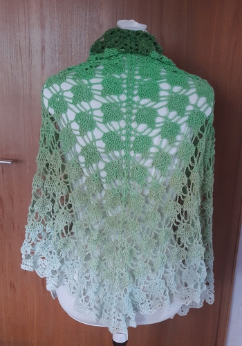 Blättermuster in grün