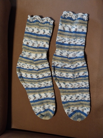 Die Anleitung ist sehr gut geschrieben und das Stricken der Socken war auch sehr leicht zu verstehen. Vielen Dank