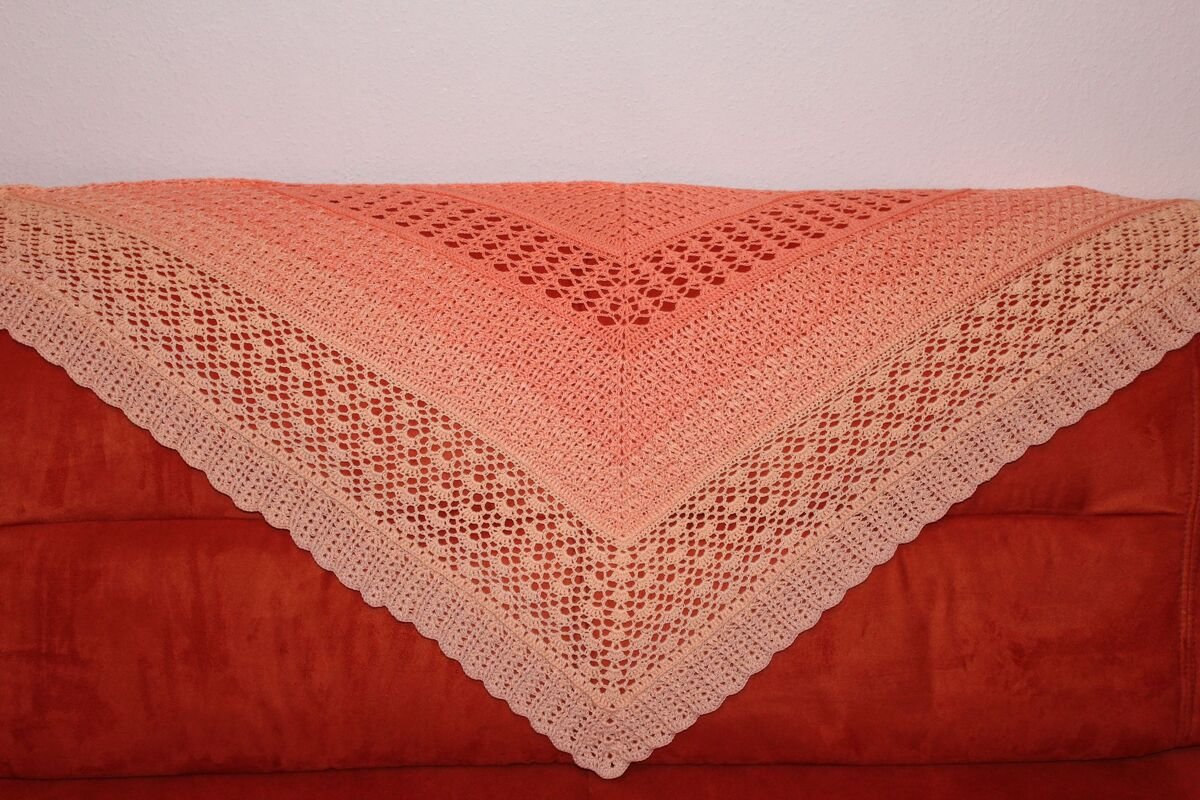 Häkelanleitung Dreieckstuch "Exklusiv"