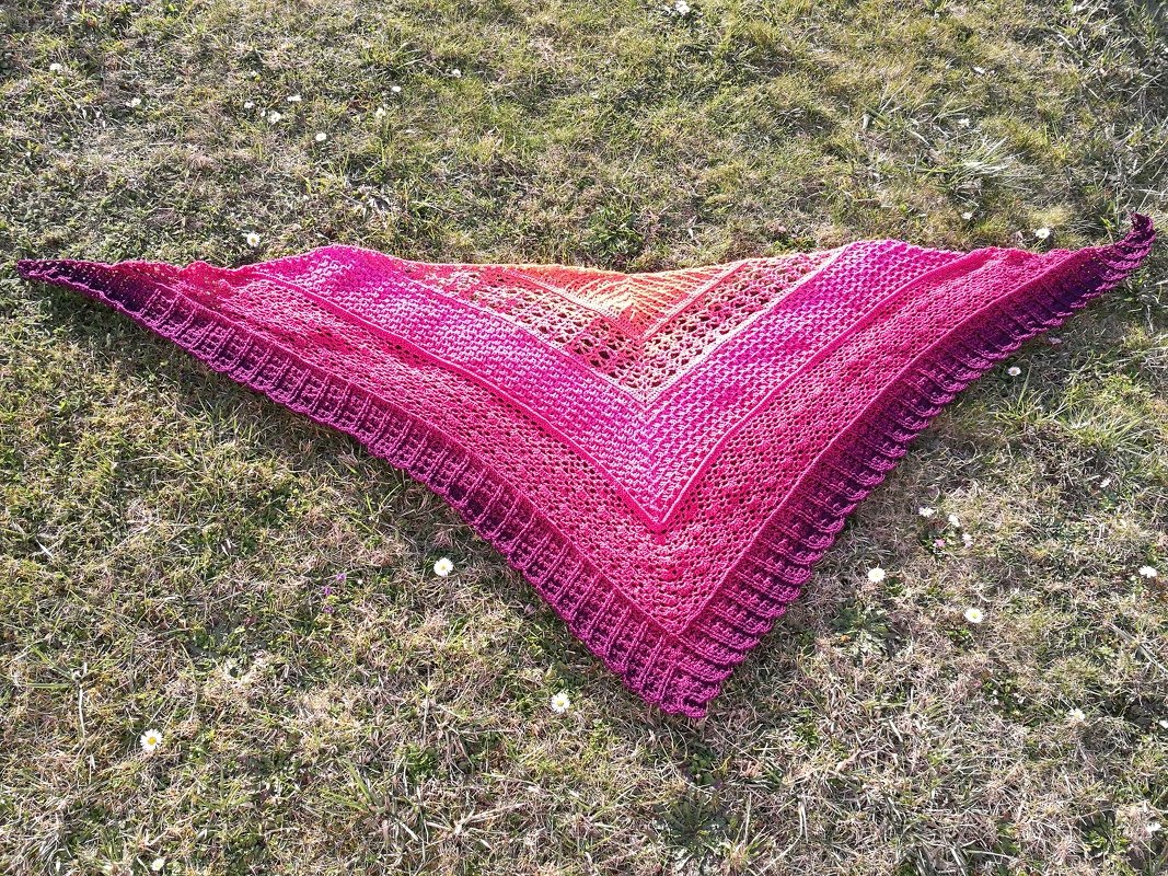 Häkelanleitung Dreieckstuch "Exklusiv"