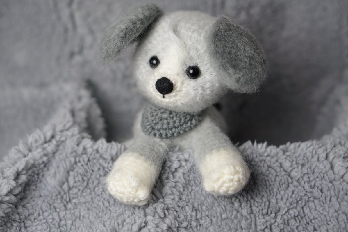 PDF Milo der Welpe Häkel Anleitung Amigurumi von leami