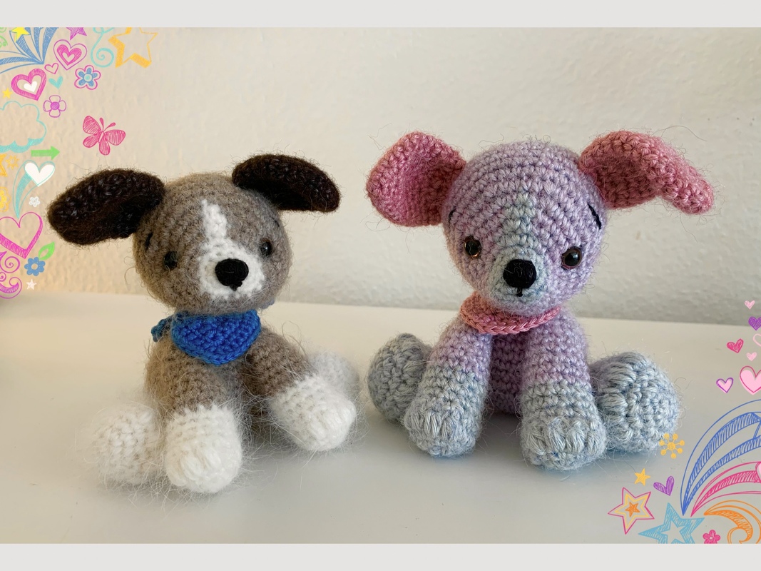 PDF Milo der Welpe Häkel Anleitung Amigurumi von leami