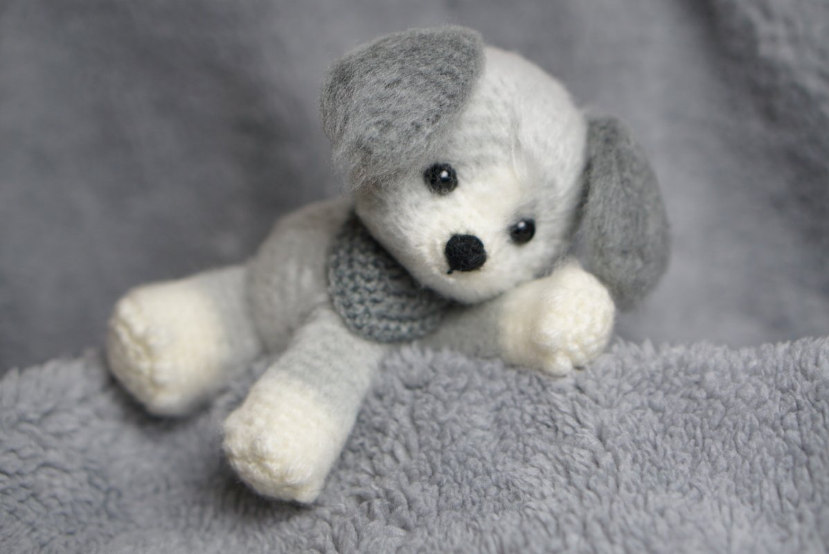 PDF Milo der Welpe Häkel Anleitung Amigurumi von leami