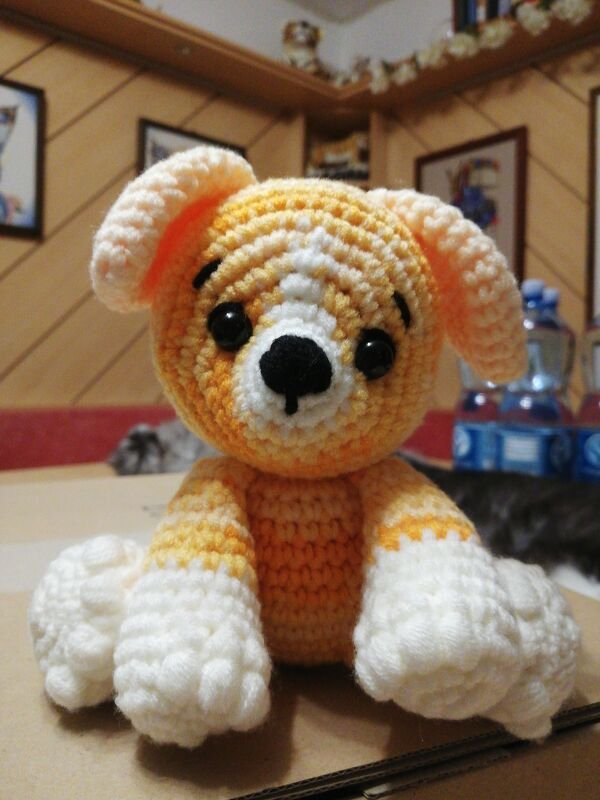 PDF Milo der Welpe Häkel Anleitung Amigurumi von leami