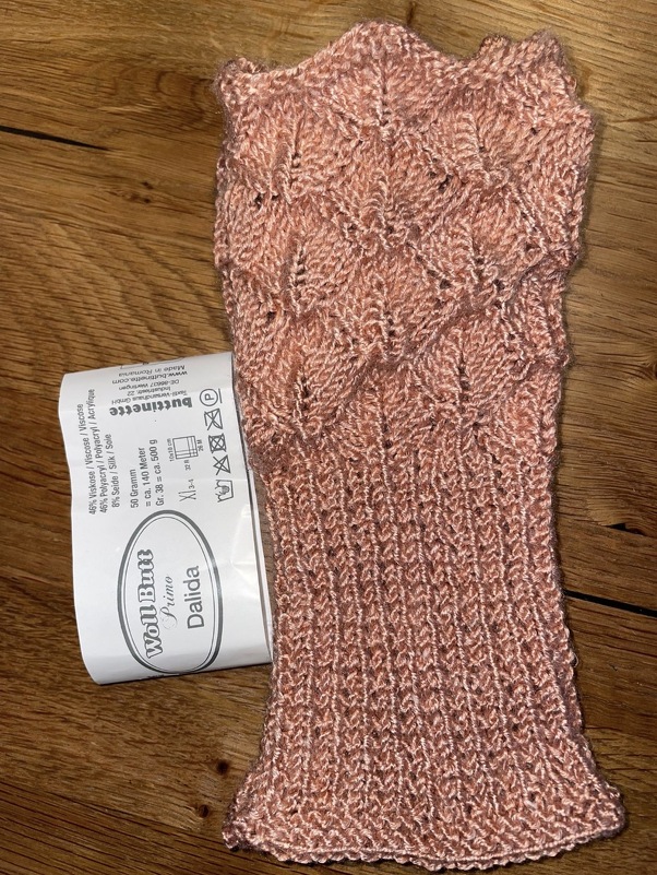 Armstulpen "Lotus", Strickanleitung für 2 Größen