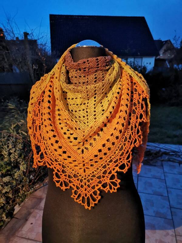 Häkelanleitung Tuch &quot;Lystrata&quot;