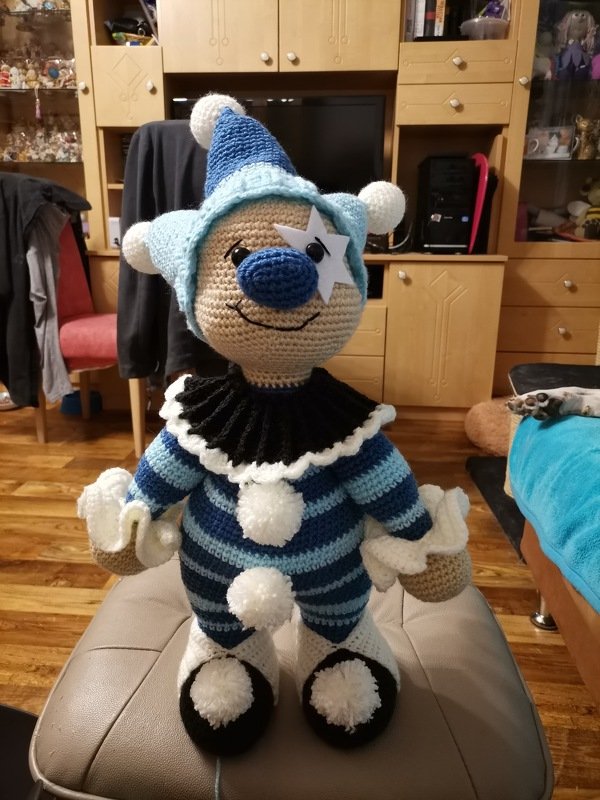 Häkelanleitung Amigurumi / Pepe, der kleine Clown