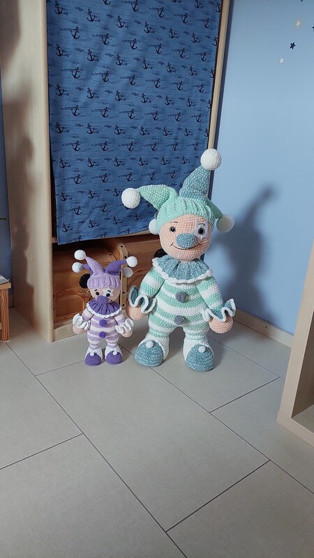 Häkelanleitung Amigurumi / Pepe, der kleine Clown