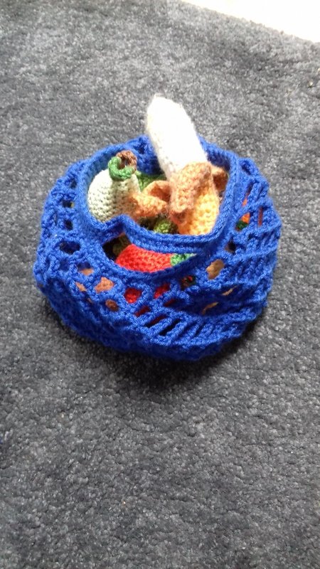 Einkaufsnetz für den Kaufladen (ca. 20 cm lang)