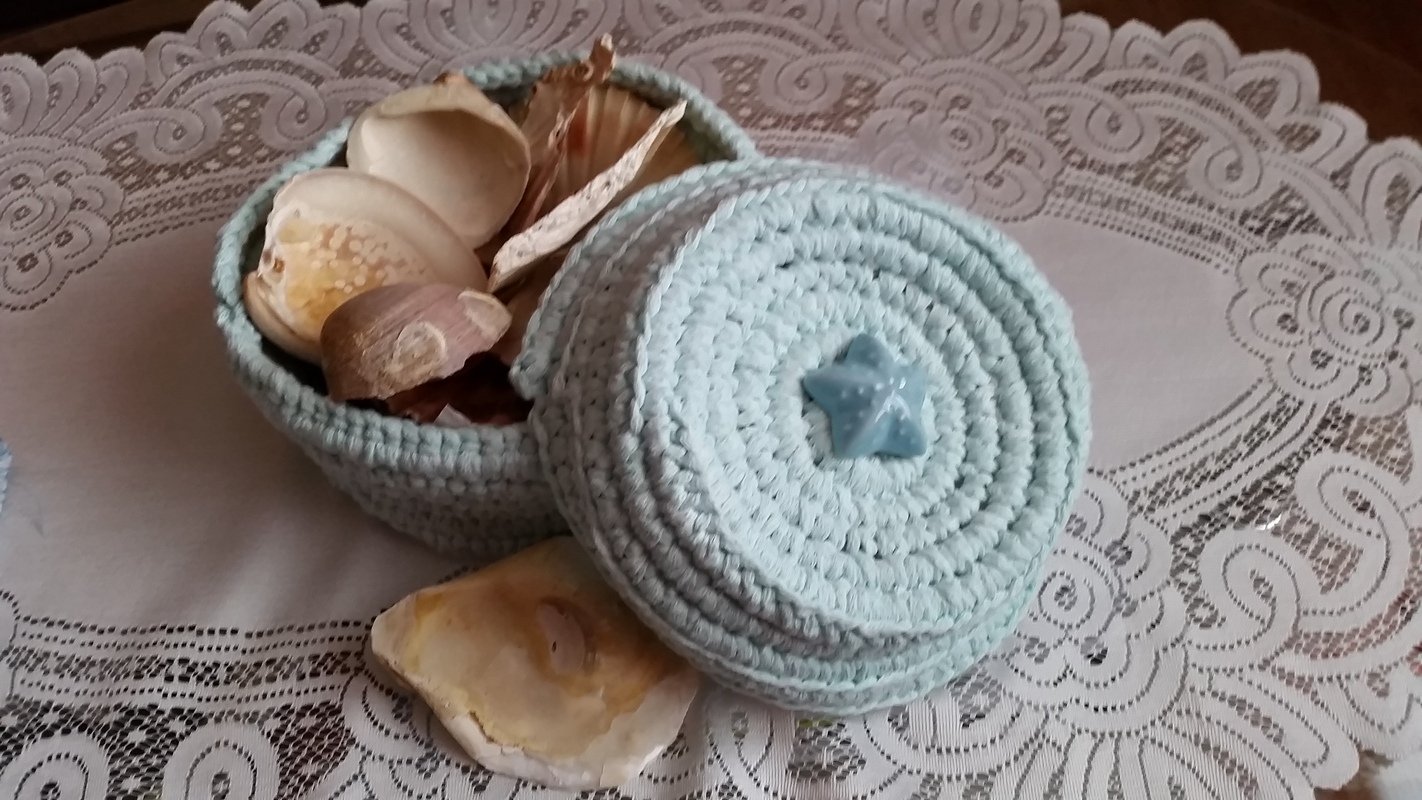 Korb Rustico - Häkelanleitung