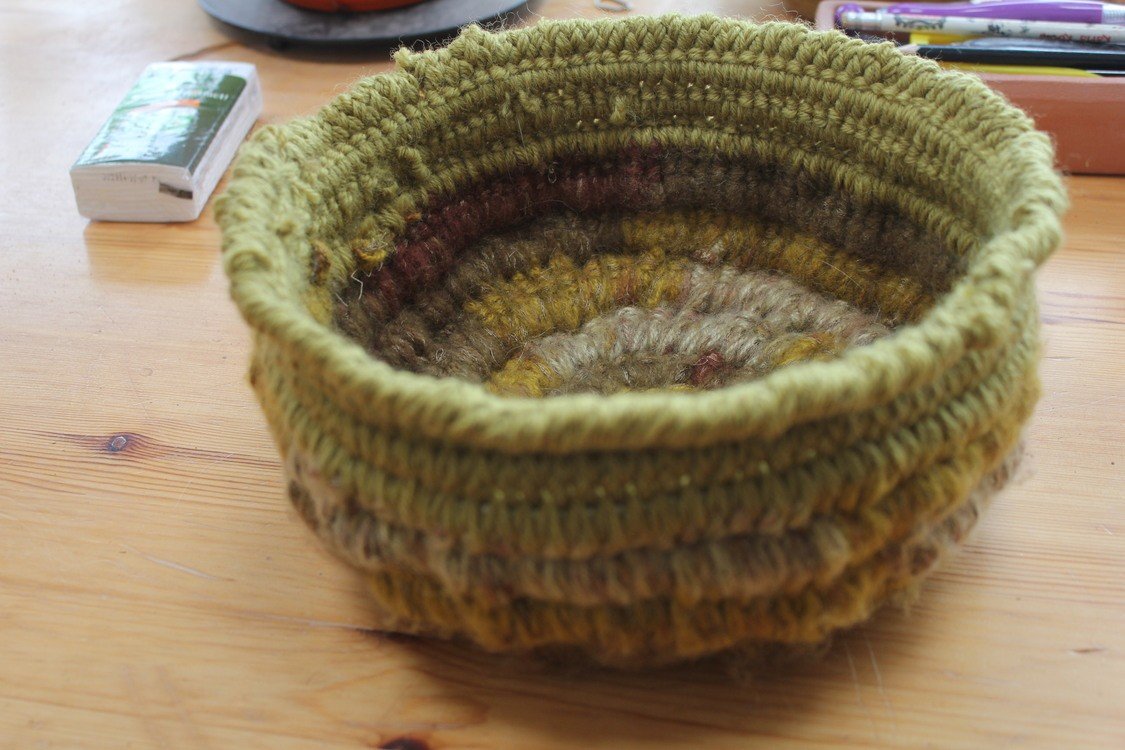 Crochet Pattern: Basket &#039;Rustico&#039;