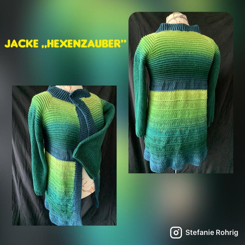 Häkelanleitung Jacke "Hexenzauber"