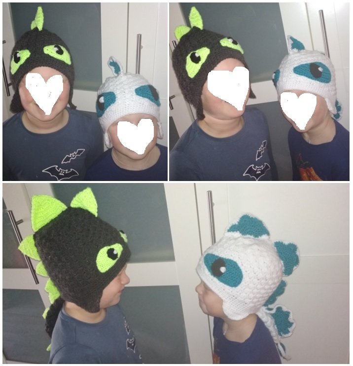 Kindermütze &quot;Drache&quot;, KU 38-56