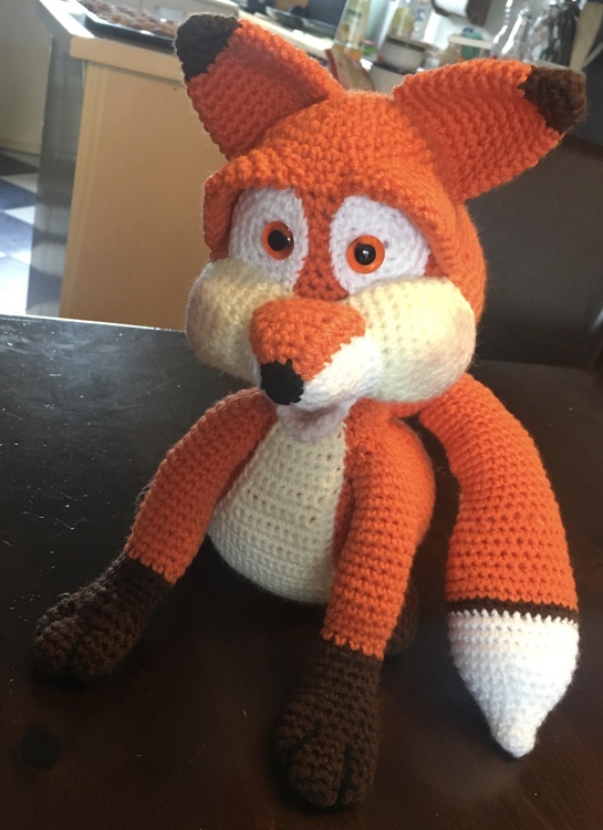 Crochet Pattern &quot;Rusty&quot; The clever Fox