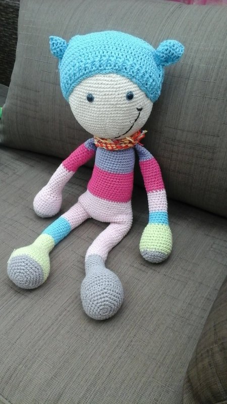 Häkelanleitung XXL Mond Männchen + Mond