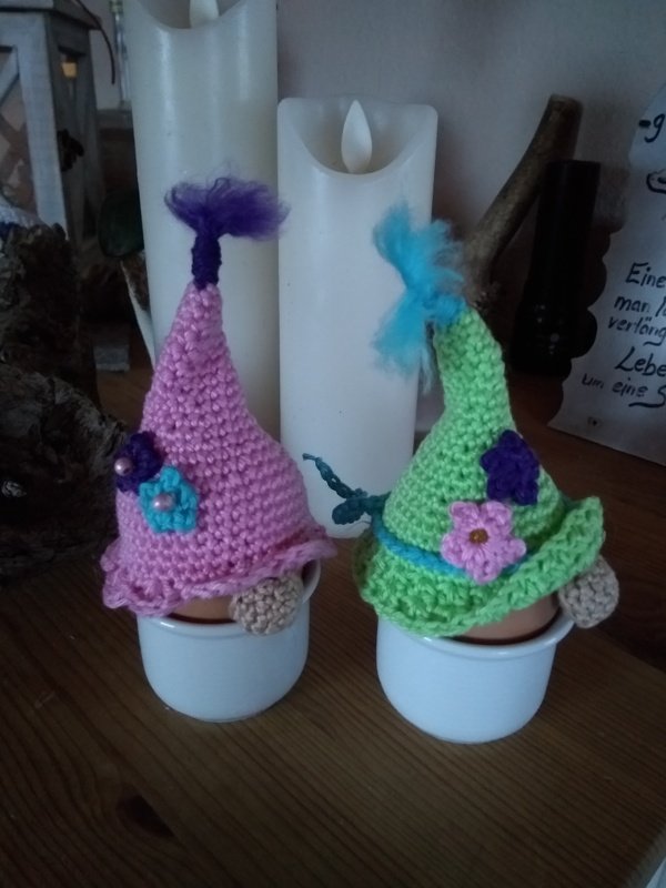 "Die Wegglies 2.0" - Eierwärmer-Wichtelbande Sommeredition