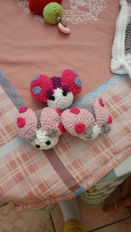 H&auml;kelanleitungen Marienk&auml;fer - s&uuml;&szlig;es Babyset - Sparset