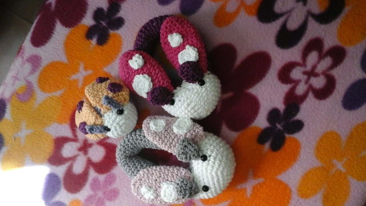 H&auml;kelanleitungen Marienk&auml;fer - s&uuml;&szlig;es Babyset - Sparset