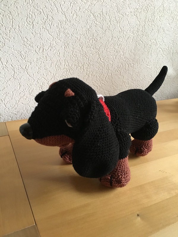 Dackel Boni  Häkelanleitung Amigurumi