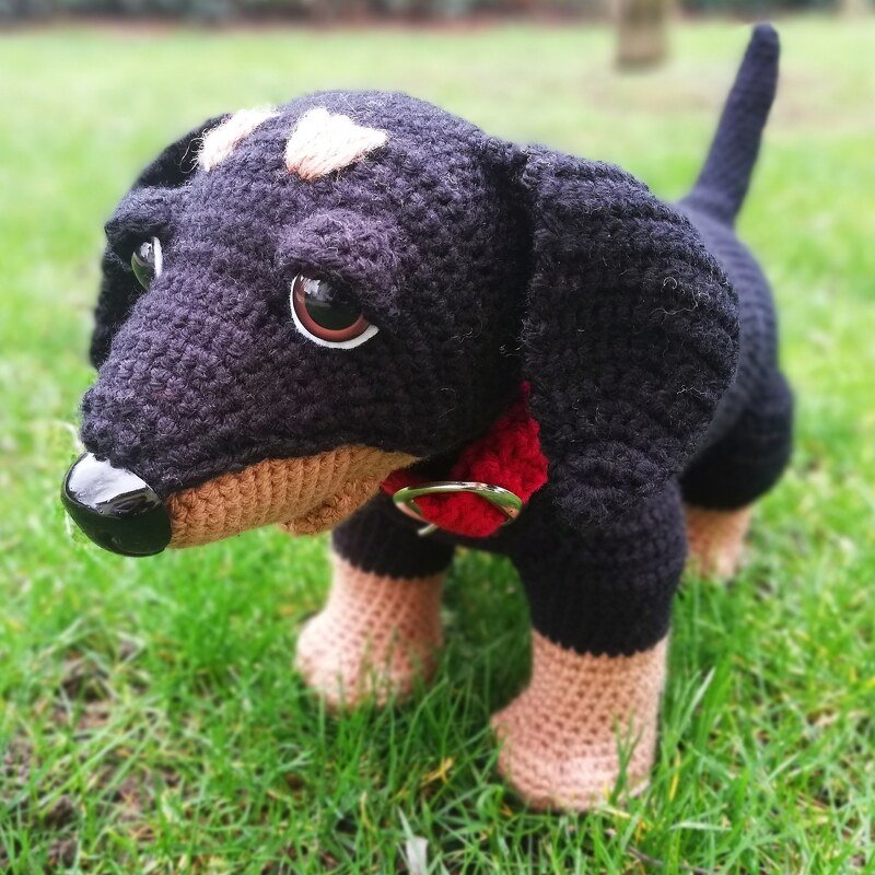 Dachshund Boni Pattern Amigurumi