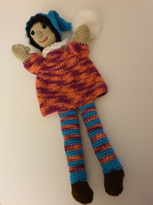 Häkelanleitung Handpuppe Kasperl