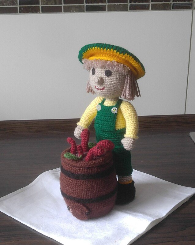 Gartenglück " Floh und sein Wurmhotel"