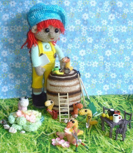 Gartenglück " Floh und sein Wurmhotel"