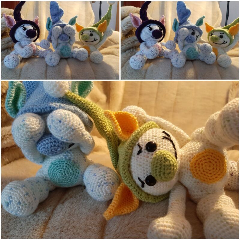 Häkelanleitung Amigurumi / Die Blubbis