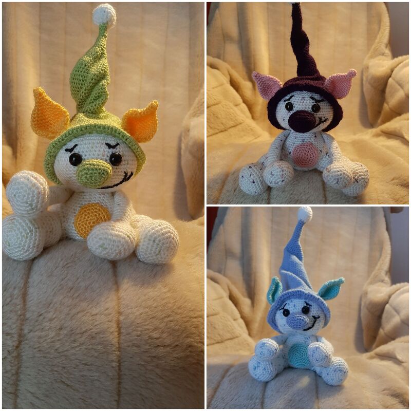 Häkelanleitung Amigurumi / Die Blubbis