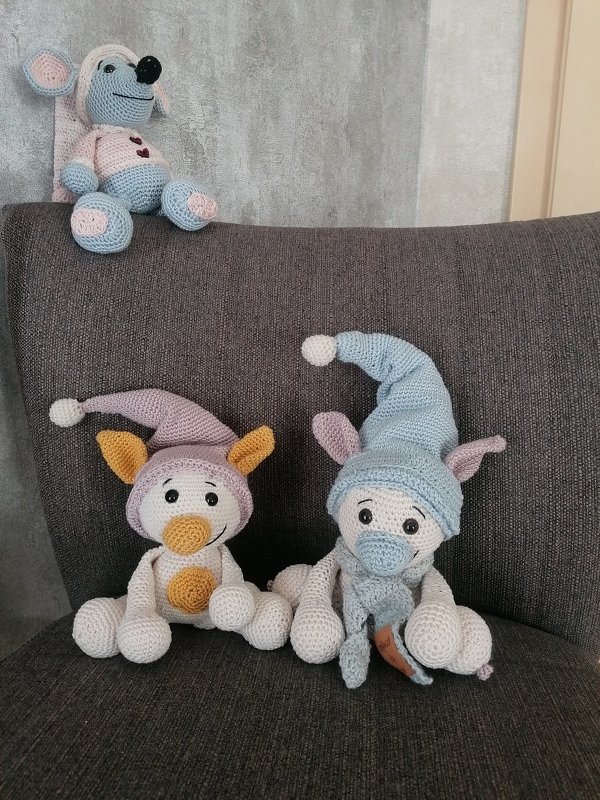 Häkelanleitung Amigurumi / Die Blubbis