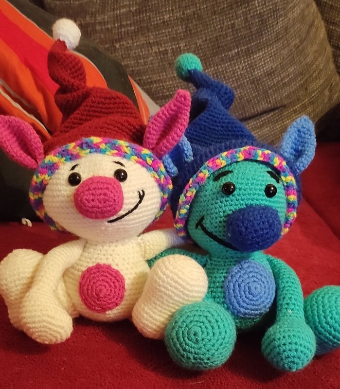 Häkelanleitung Amigurumi / Die Blubbis