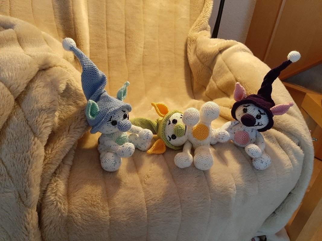 Häkelanleitung Amigurumi / Die Blubbis