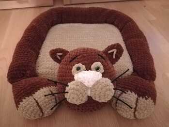 Meine Katzenbett ist auch fertig.Danke für die megatolle Anleitung und die tollen Tipps. Kann ich nur weiter empfehlen.