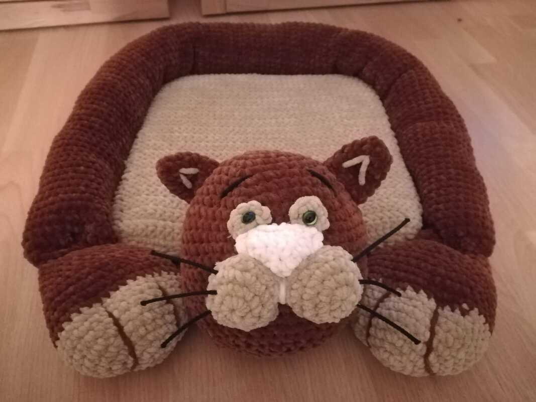 Katzenbett Großer Kumpel / Häkelanleitung