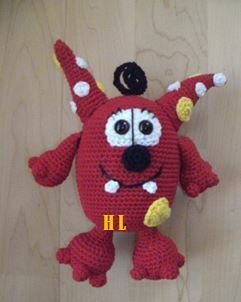 Häkelanleitung Lui Monster