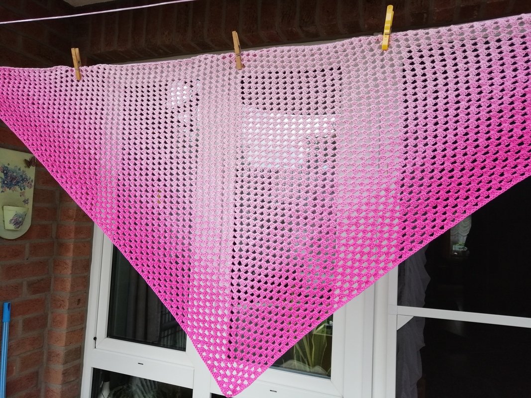 Granny Dreieckstuch - Version 2 - Twirls