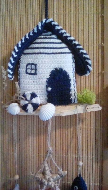 Häkelanleitung - Deko Fischerhaus